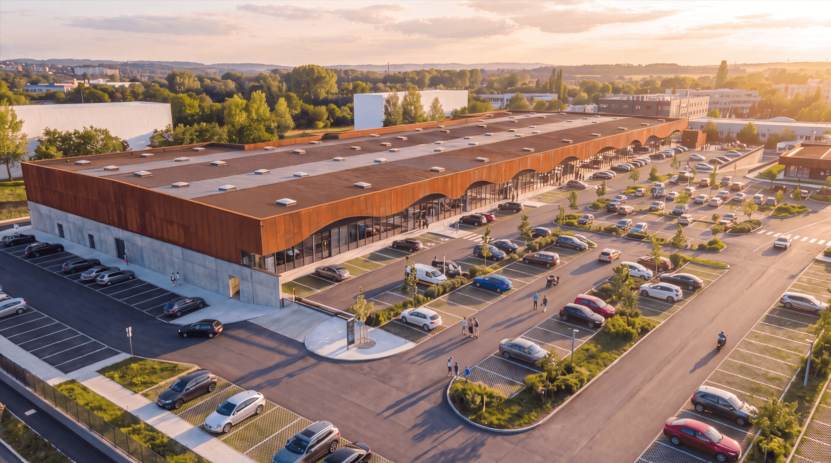 Açores Retail Park, São Miguel, vista do conjunto (imagem provisória)